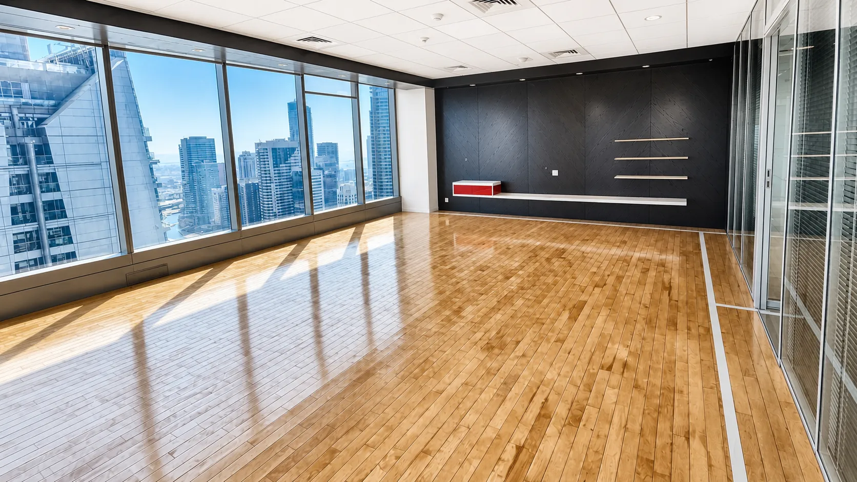 Empty listing photo after AI Editor camera correction and enhancement